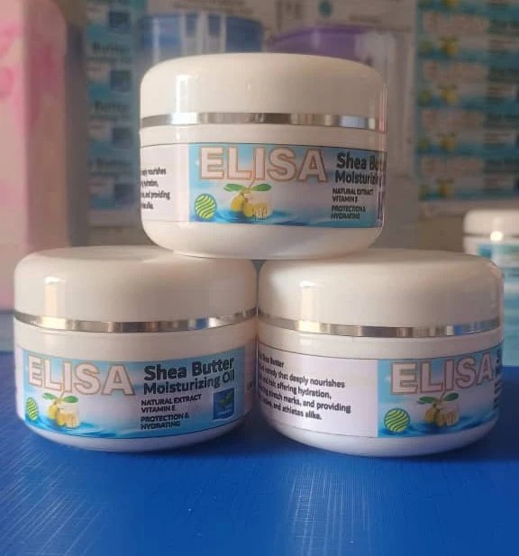 Shea Butter Moisturizing Oil in Container